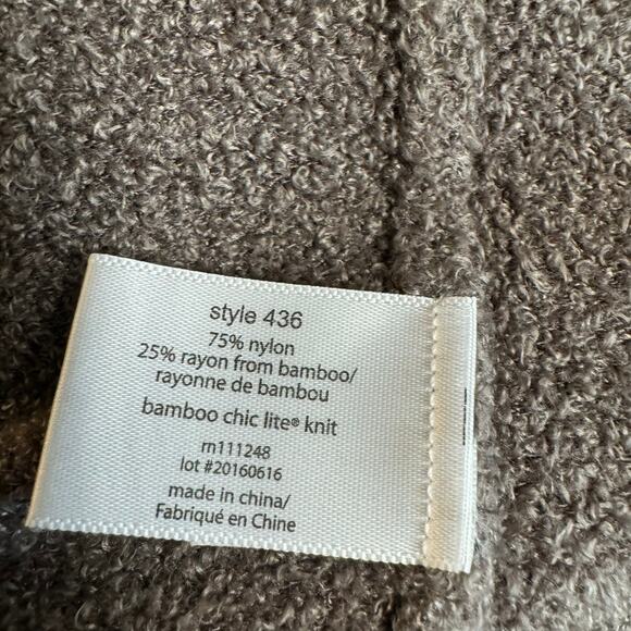 Barefoot Dreams Bamboo Chic Lite Knit Cardigan Soft Casual Open Front L/XL - Picture 9 of 9